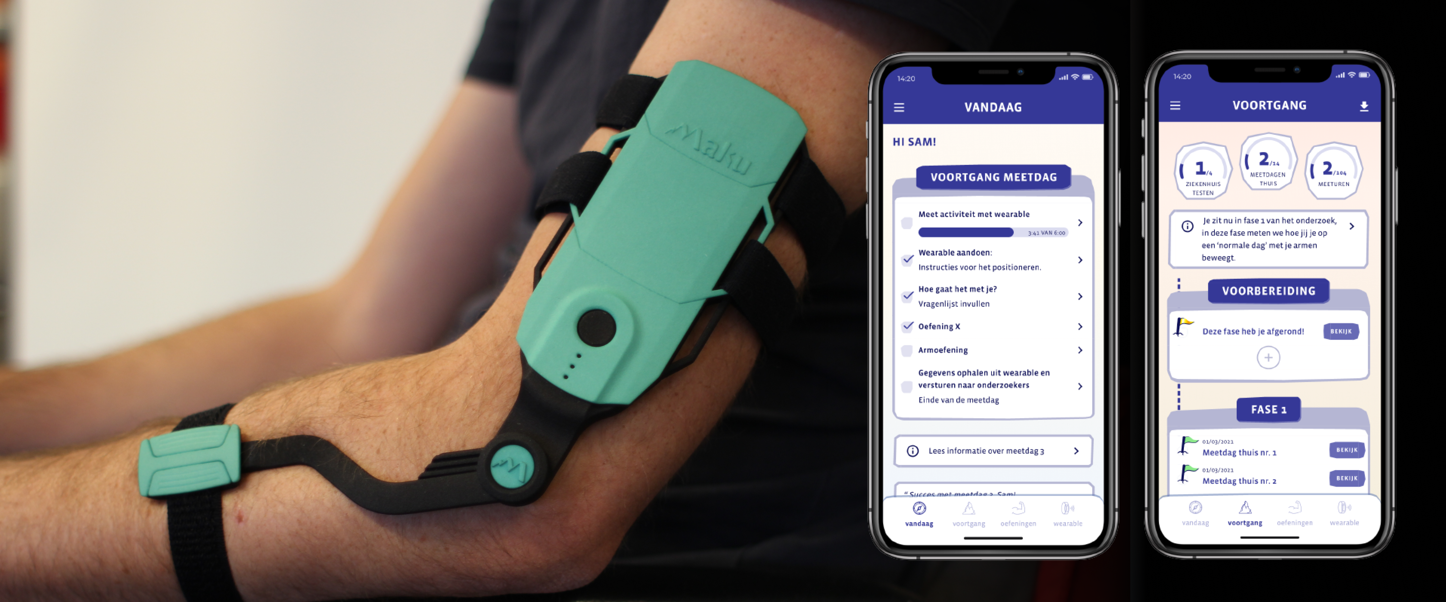 Maku – a wearable for at home clinical trials with boys and men with Duchenne Muscular Dystrophy
